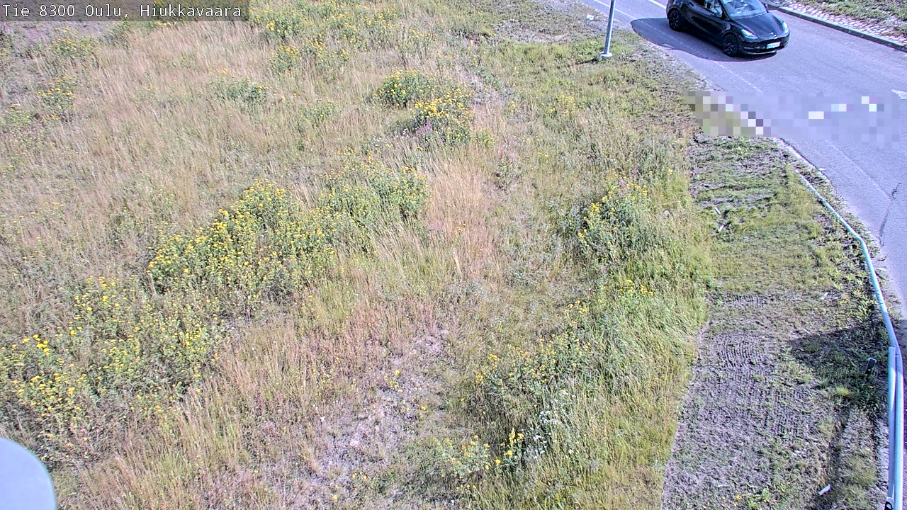 Weather Camera Image road 8300 Oulu Hiukkavaara, Oulu, Pohjois-Pohjanmaa