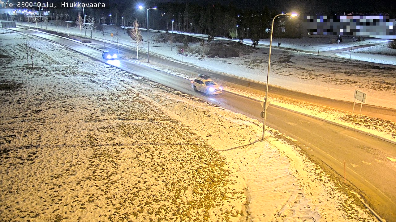 Kelikamerat Kuva tie 8300 Oulu Hiukkavaara, Oulu, Pohjois-Pohjanmaa