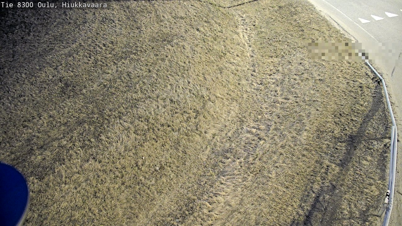 Weather Camera Image road 8300 Oulu Hiukkavaara, Oulu, Pohjois-Pohjanmaa
