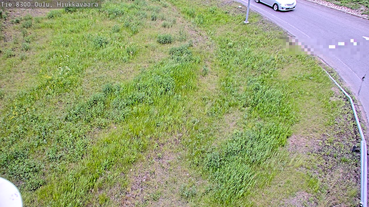 Weather Camera Image road 8300 Oulu Hiukkavaara, Oulu, Pohjois-Pohjanmaa