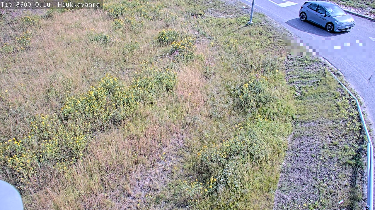 Weather Camera Image road 8300 Oulu Hiukkavaara, Oulu, Pohjois-Pohjanmaa