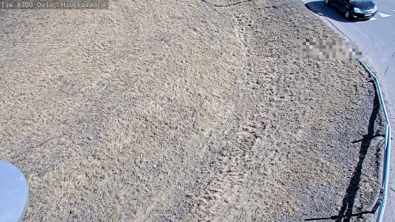 Weather Camera Image väg 8300 Oulu Hiukkavaara, Oulu, Pohjois-Pohjanmaa