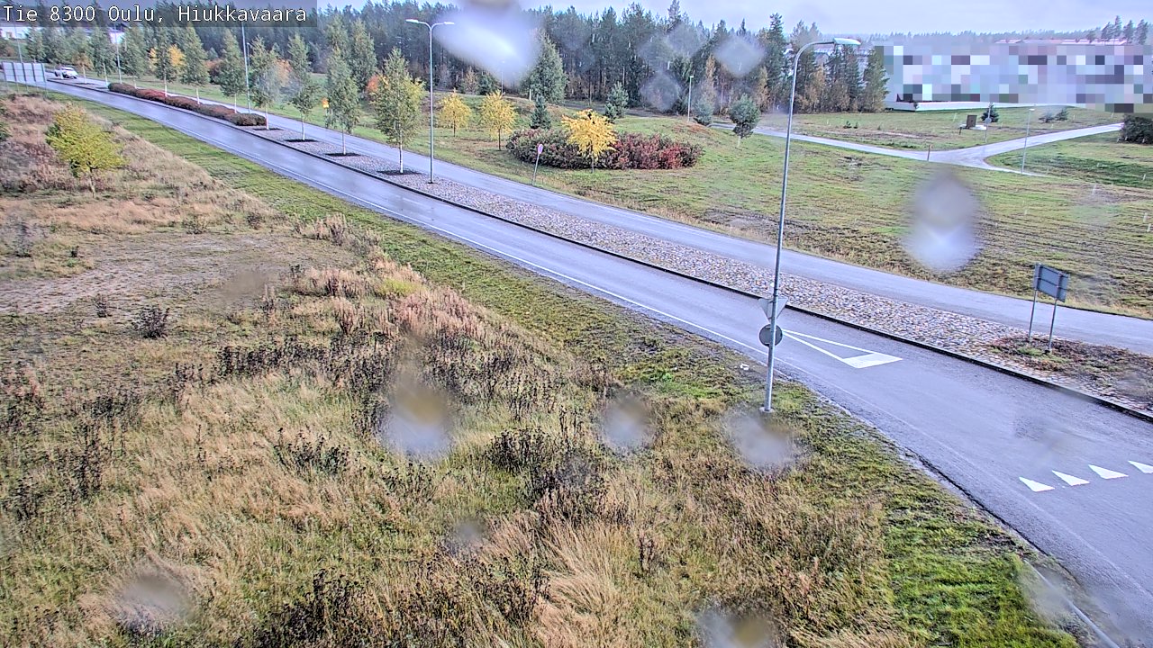 Weather Camera Image väg 8300 Oulu Hiukkavaara, Oulu, Pohjois-Pohjanmaa