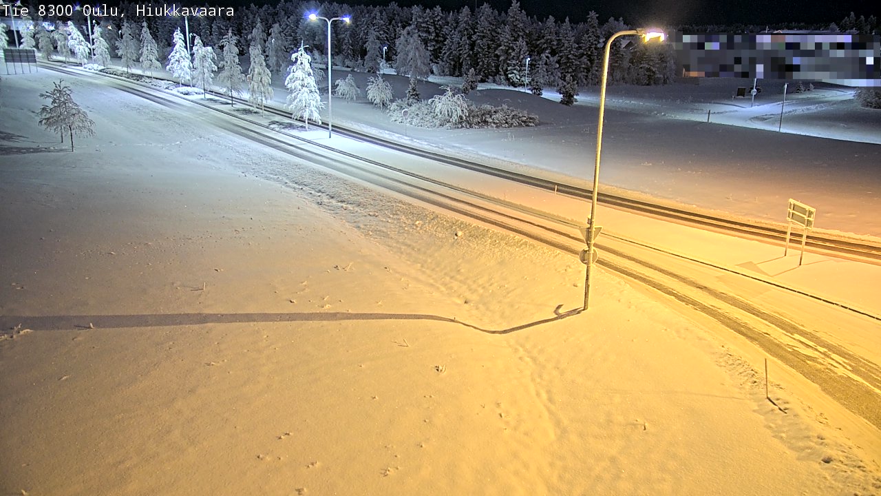 Kelikamerat Kuva tie 8300 Oulu Hiukkavaara, Oulu, Pohjois-Pohjanmaa