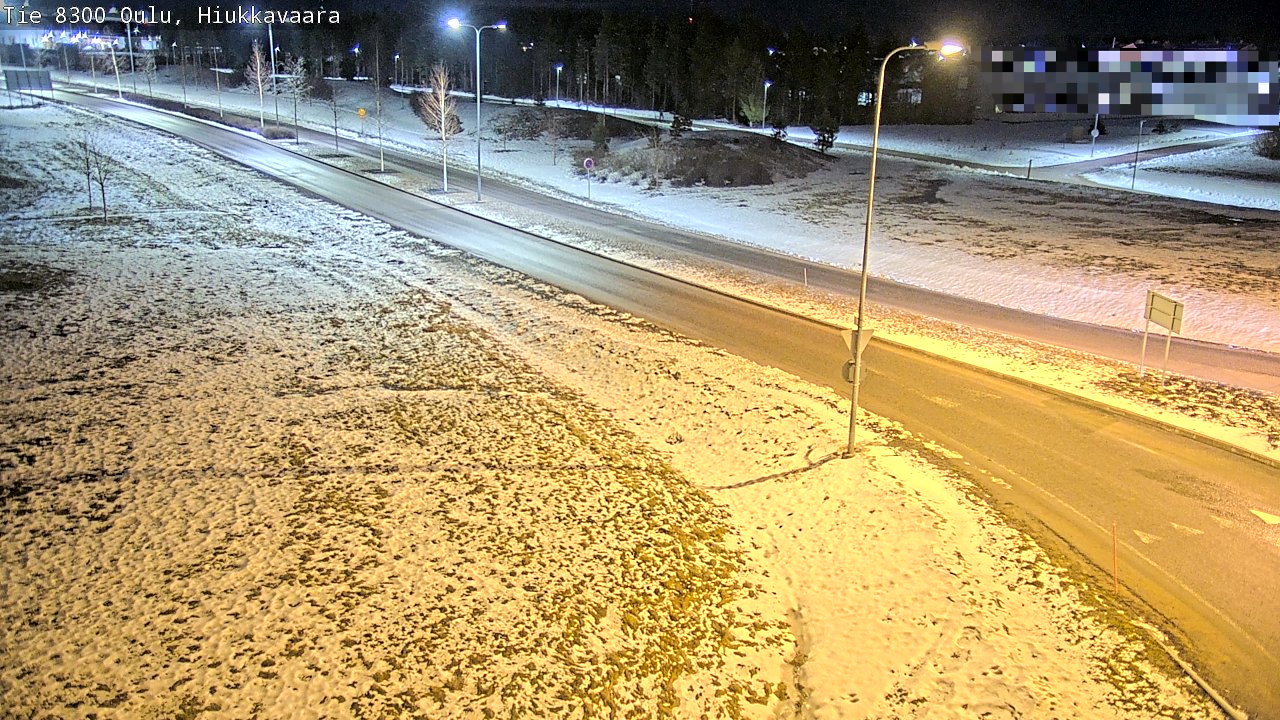 Kelikamerat Kuva tie 8300 Oulu Hiukkavaara, Oulu, Pohjois-Pohjanmaa