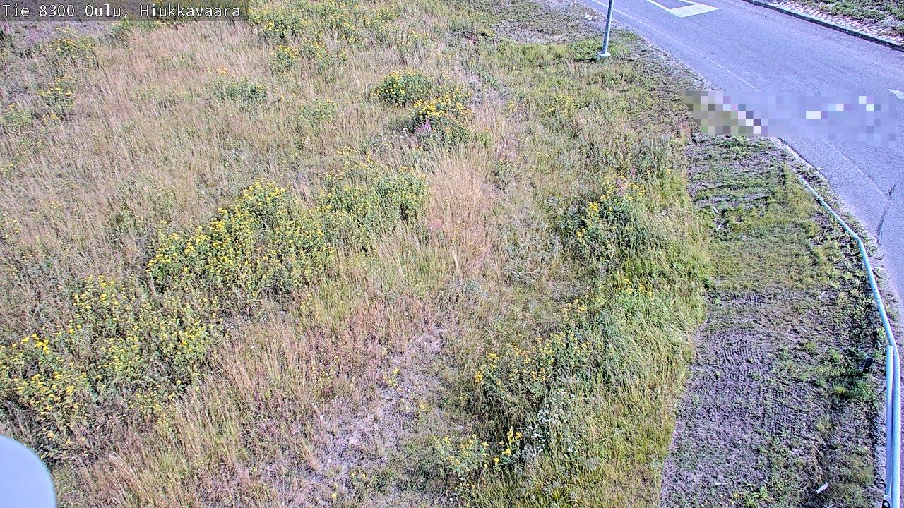 Weather Camera Image road 8300 Oulu Hiukkavaara, Oulu, Pohjois-Pohjanmaa