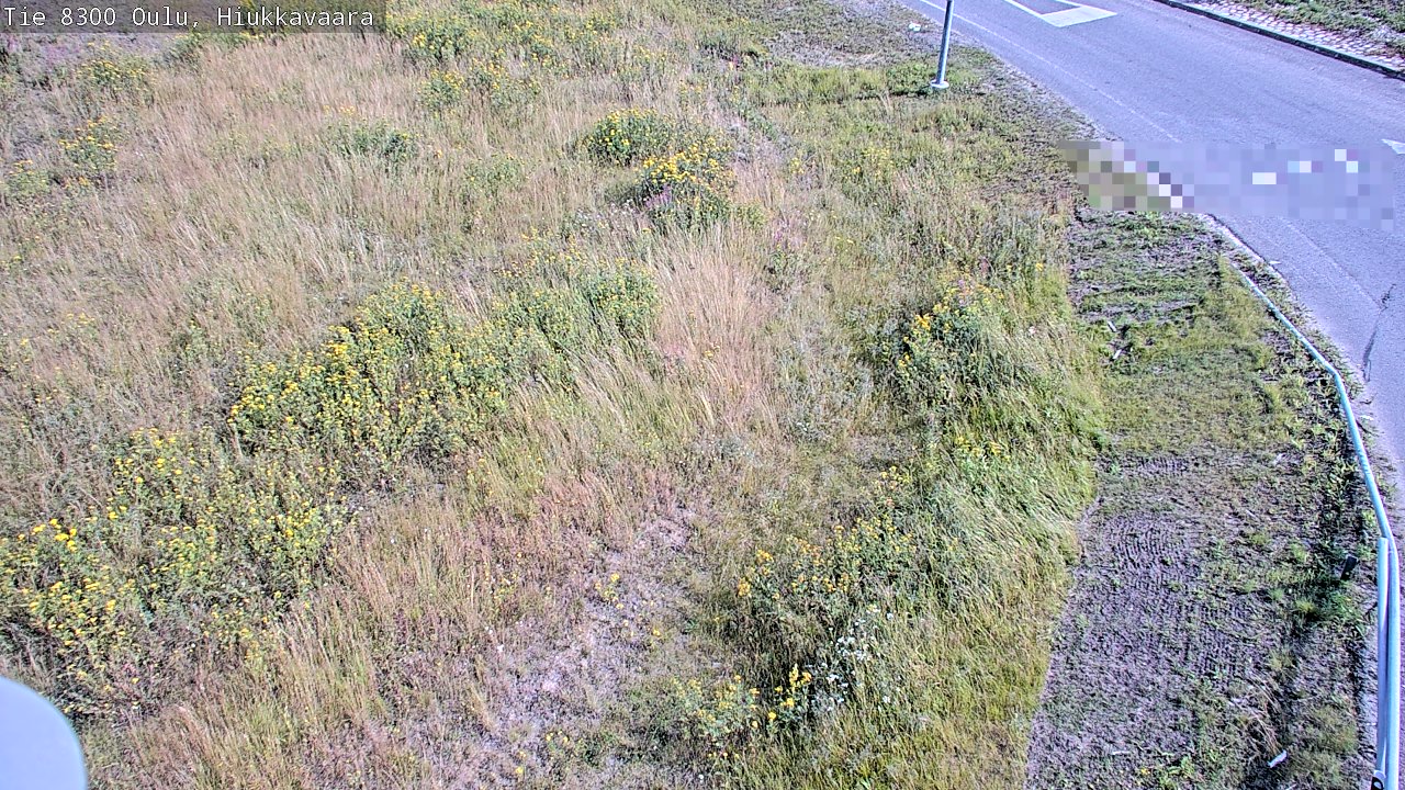 Weather Camera Image road 8300 Oulu Hiukkavaara, Oulu, Pohjois-Pohjanmaa
