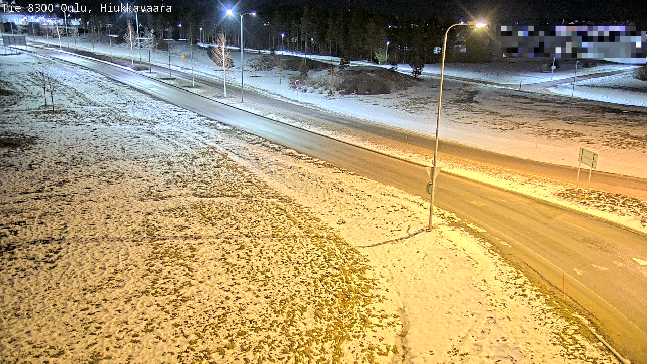 Kelikamerat Kuva tie 8300 Oulu Hiukkavaara, Oulu, Pohjois-Pohjanmaa