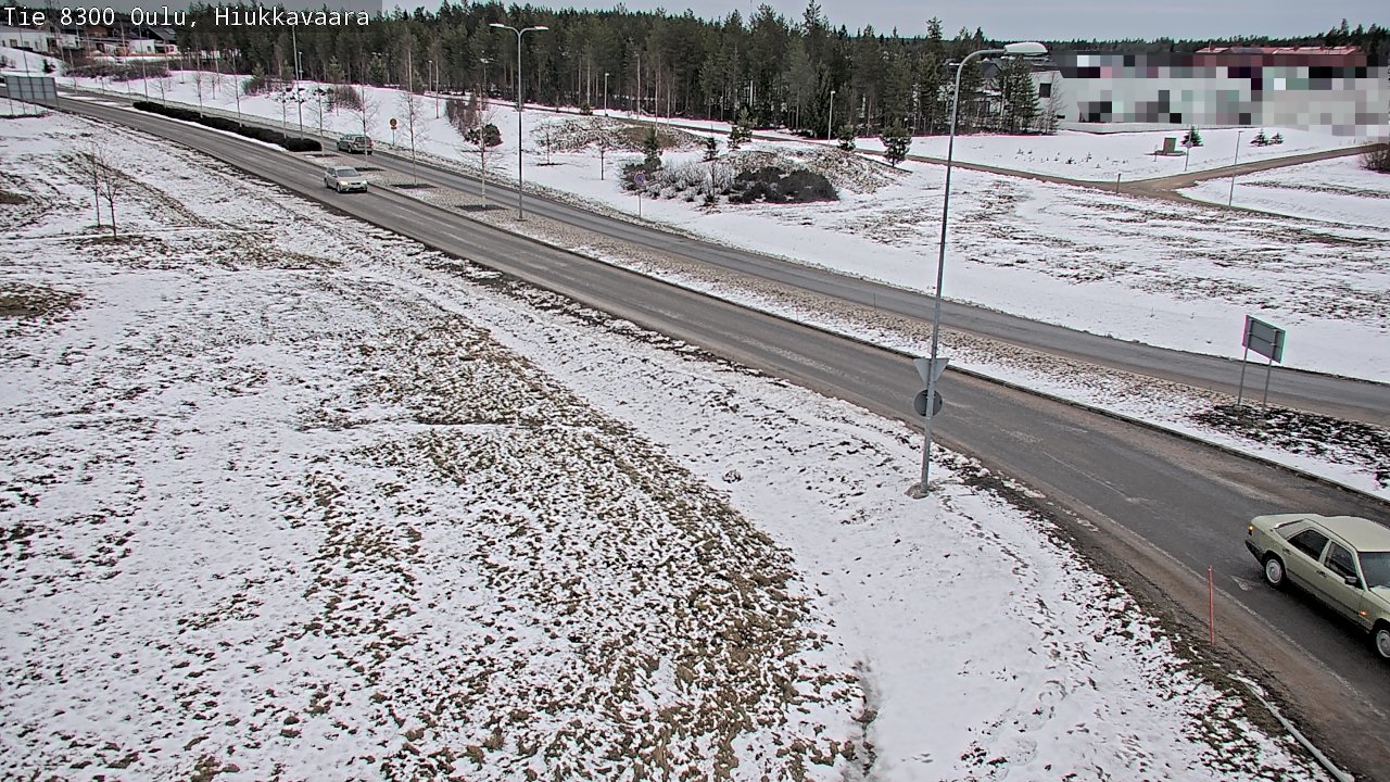 Kelikamerat Kuva tie 8300 Oulu Hiukkavaara, Oulu, Pohjois-Pohjanmaa