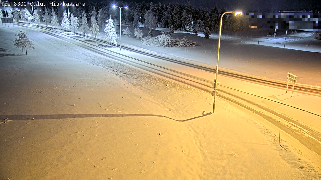 Kelikamerat Kuva tie 8300 Oulu Hiukkavaara, Oulu, Pohjois-Pohjanmaa