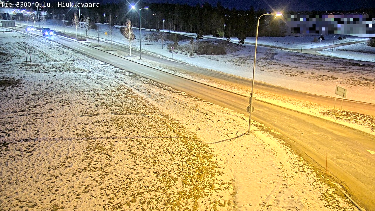 Kelikamerat Kuva tie 8300 Oulu Hiukkavaara, Oulu, Pohjois-Pohjanmaa