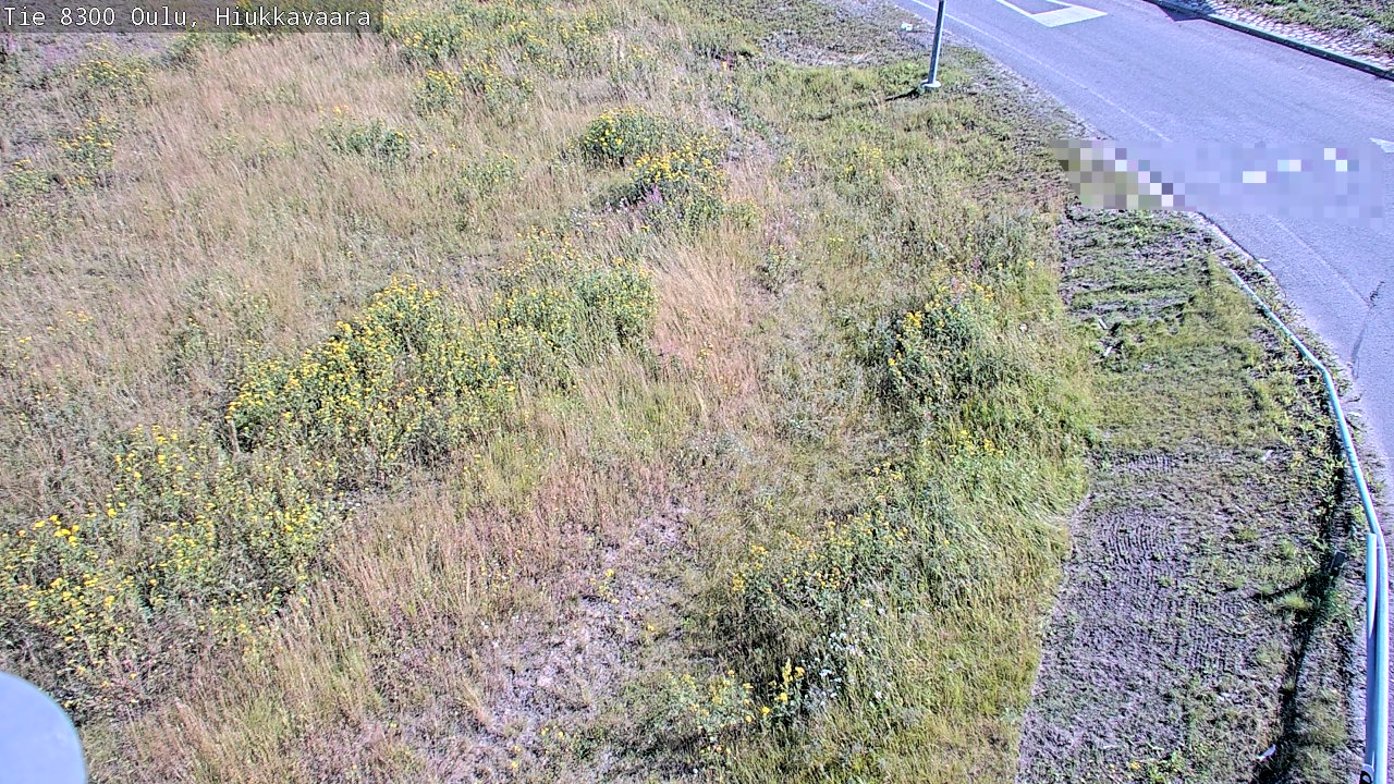 Weather Camera Image road 8300 Oulu Hiukkavaara, Oulu, Pohjois-Pohjanmaa