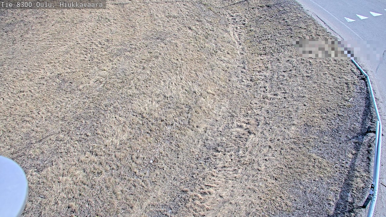 Weather Camera Image väg 8300 Oulu Hiukkavaara, Oulu, Pohjois-Pohjanmaa