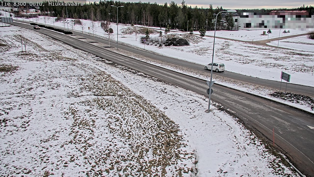 Kelikamerat Kuva tie 8300 Oulu Hiukkavaara, Oulu, Pohjois-Pohjanmaa