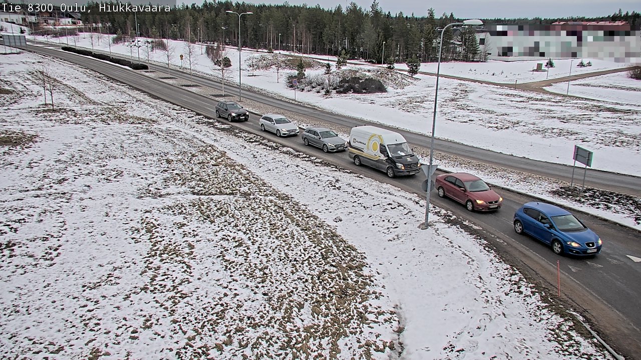 Kelikamerat Kuva tie 8300 Oulu Hiukkavaara, Oulu, Pohjois-Pohjanmaa