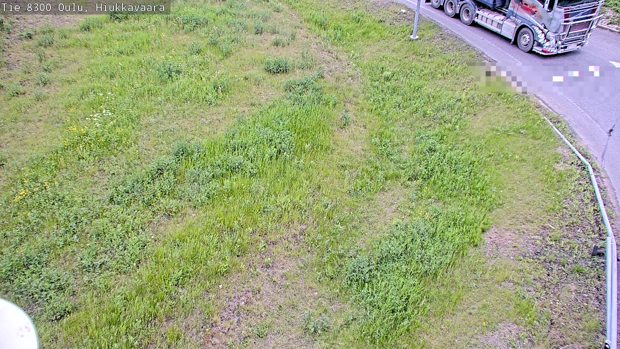Weather Camera Image road 8300 Oulu Hiukkavaara, Oulu, Pohjois-Pohjanmaa