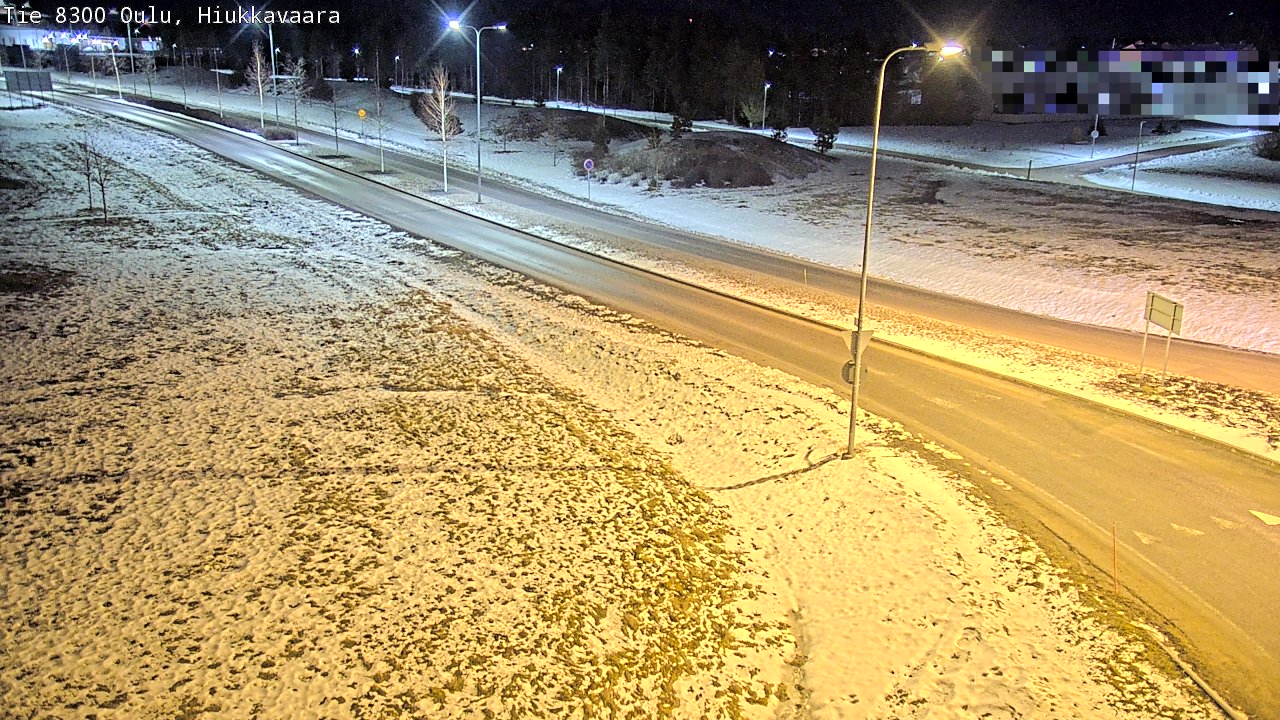 Kelikamerat Kuva tie 8300 Oulu Hiukkavaara, Oulu, Pohjois-Pohjanmaa