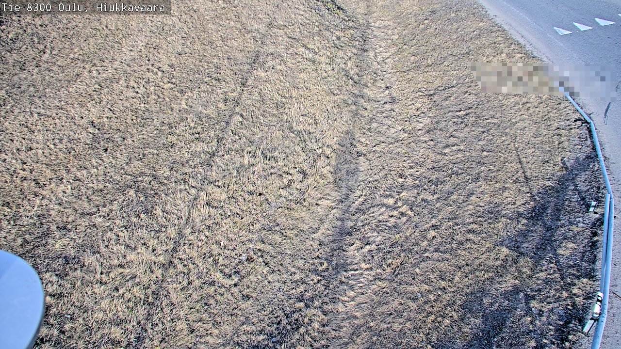 Weather Camera Image väg 8300 Oulu Hiukkavaara, Oulu, Pohjois-Pohjanmaa