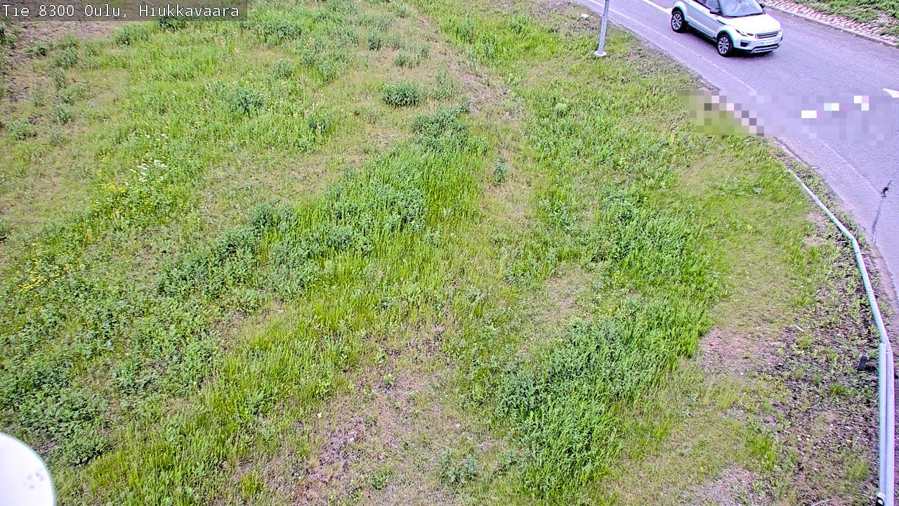 Weather Camera Image road 8300 Oulu Hiukkavaara, Oulu, Pohjois-Pohjanmaa