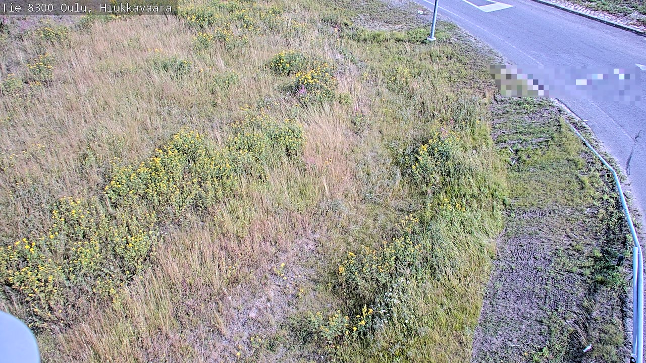 Weather Camera Image road 8300 Oulu Hiukkavaara, Oulu, Pohjois-Pohjanmaa