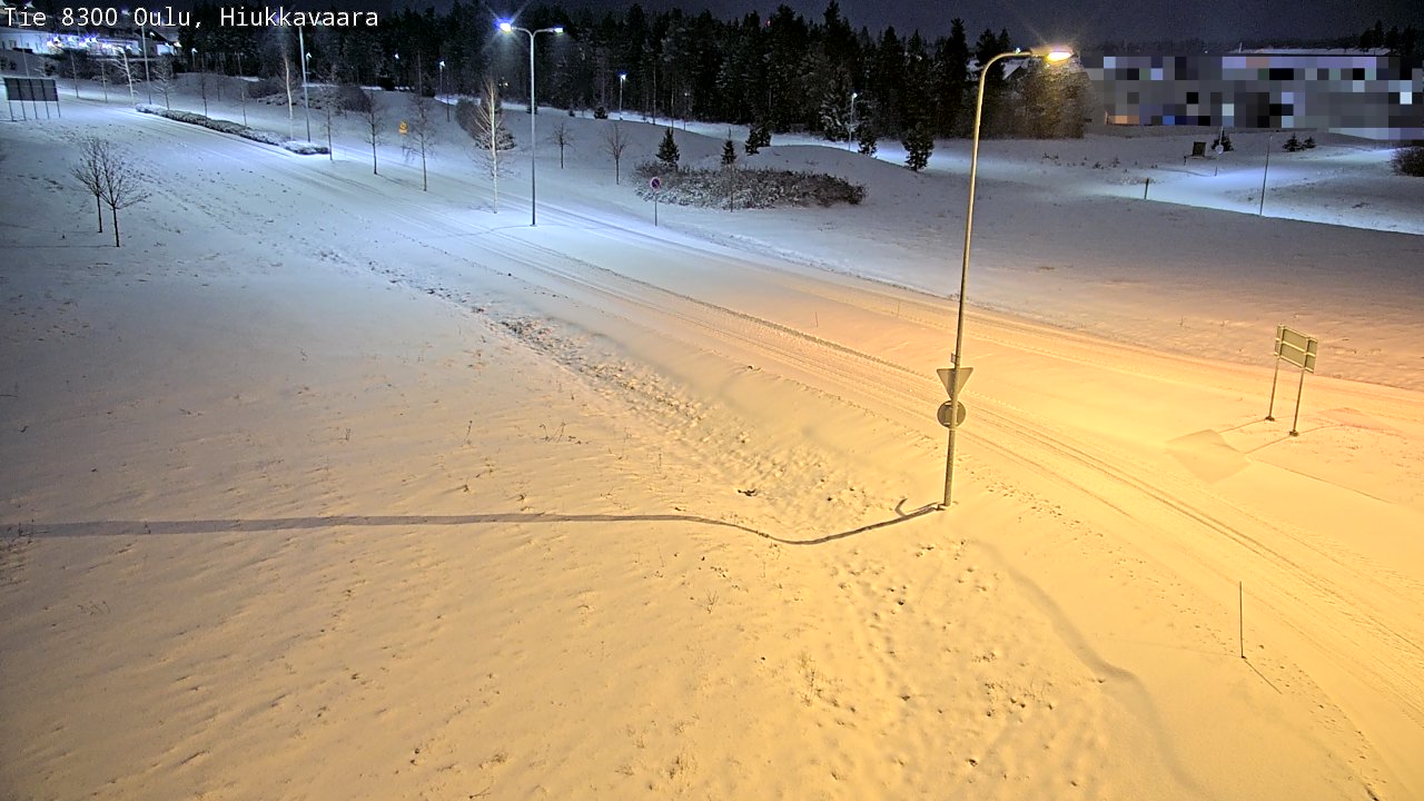 Kelikamerat Kuva tie 8300 Oulu Hiukkavaara, Oulu, Pohjois-Pohjanmaa