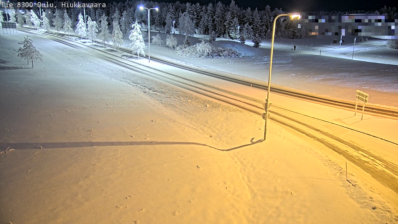 Kelikamerat Kuva tie 8300 Oulu Hiukkavaara, Oulu, Pohjois-Pohjanmaa