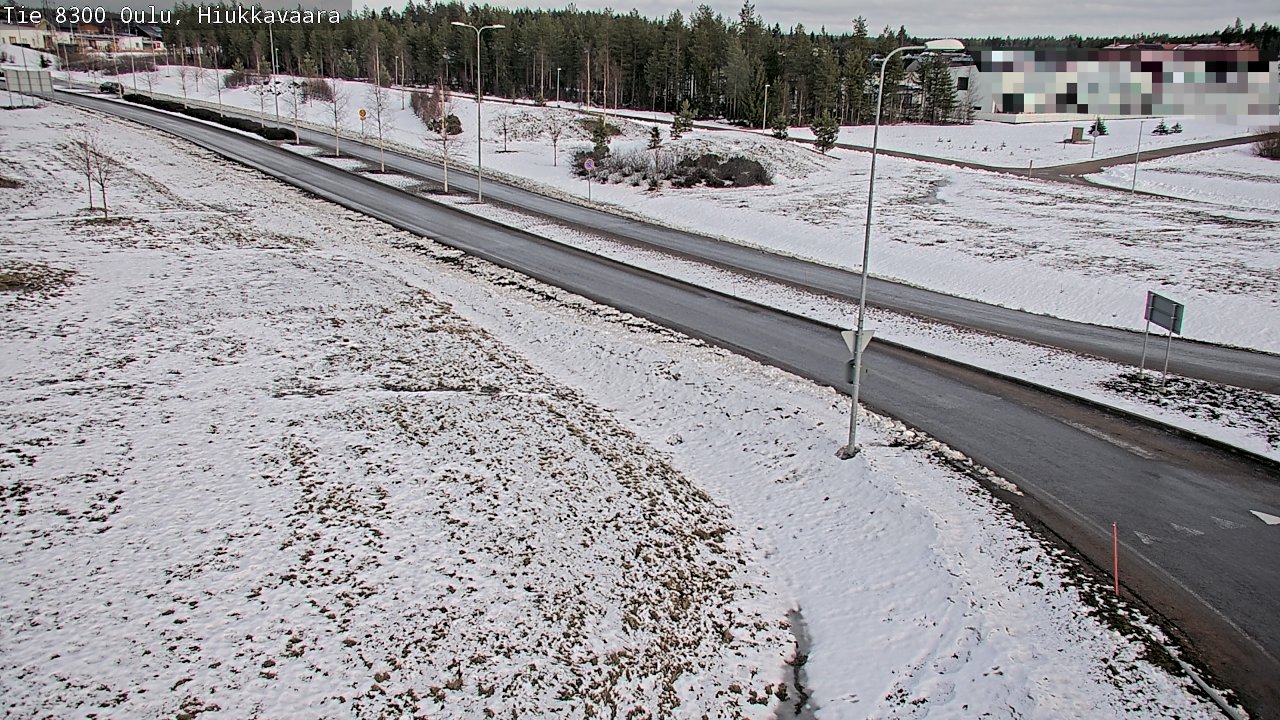 Kelikamerat Kuva tie 8300 Oulu Hiukkavaara, Oulu, Pohjois-Pohjanmaa