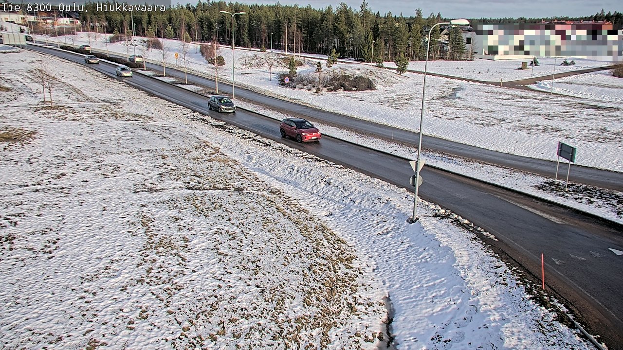 Kelikamerat Kuva tie 8300 Oulu Hiukkavaara, Oulu, Pohjois-Pohjanmaa