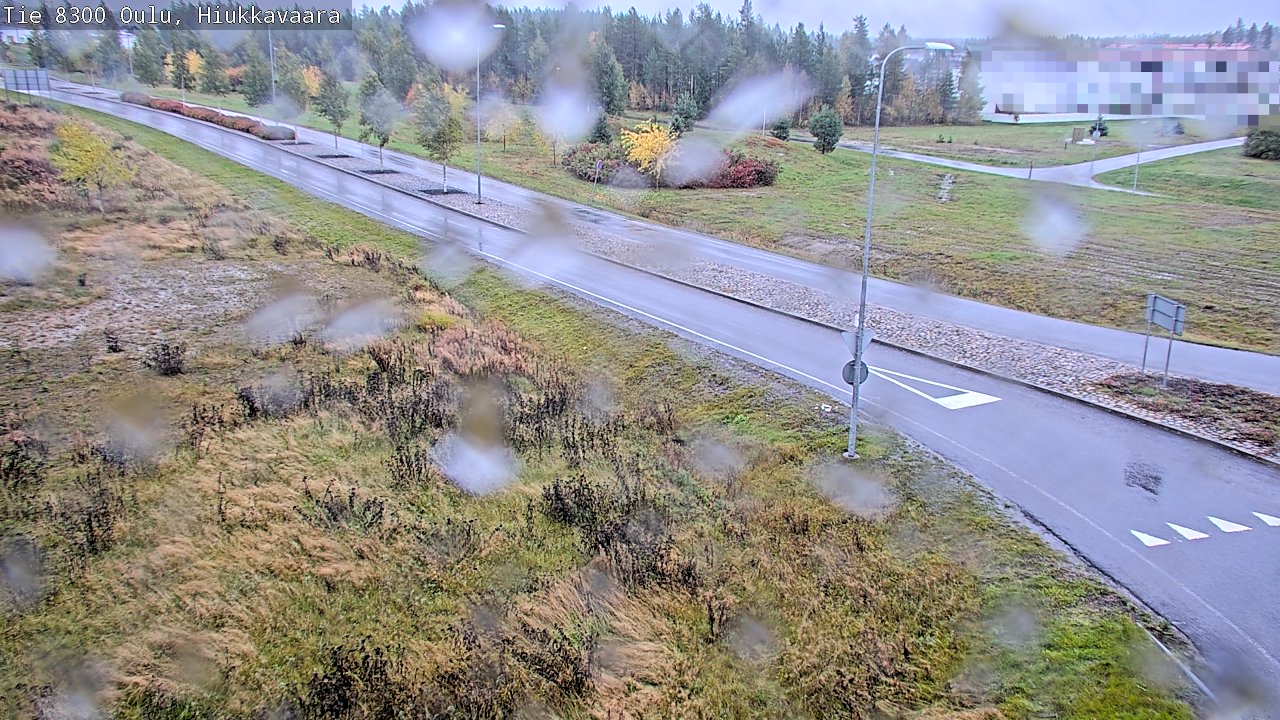 Weather Camera Image väg 8300 Oulu Hiukkavaara, Oulu, Pohjois-Pohjanmaa