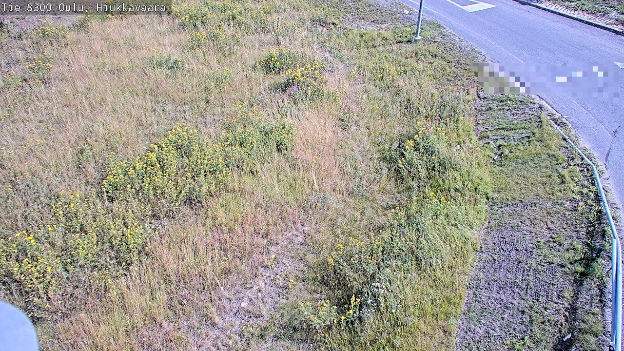 Weather Camera Image road 8300 Oulu Hiukkavaara, Oulu, Pohjois-Pohjanmaa