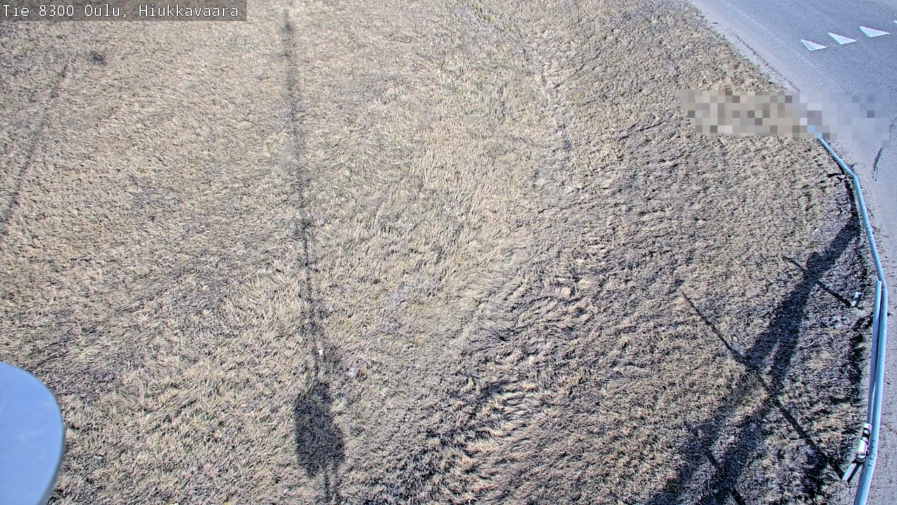Weather Camera Image väg 8300 Oulu Hiukkavaara, Oulu, Pohjois-Pohjanmaa