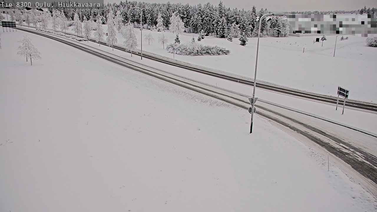 Kelikamerat Kuva tie 8300 Oulu Hiukkavaara, Oulu, Pohjois-Pohjanmaa