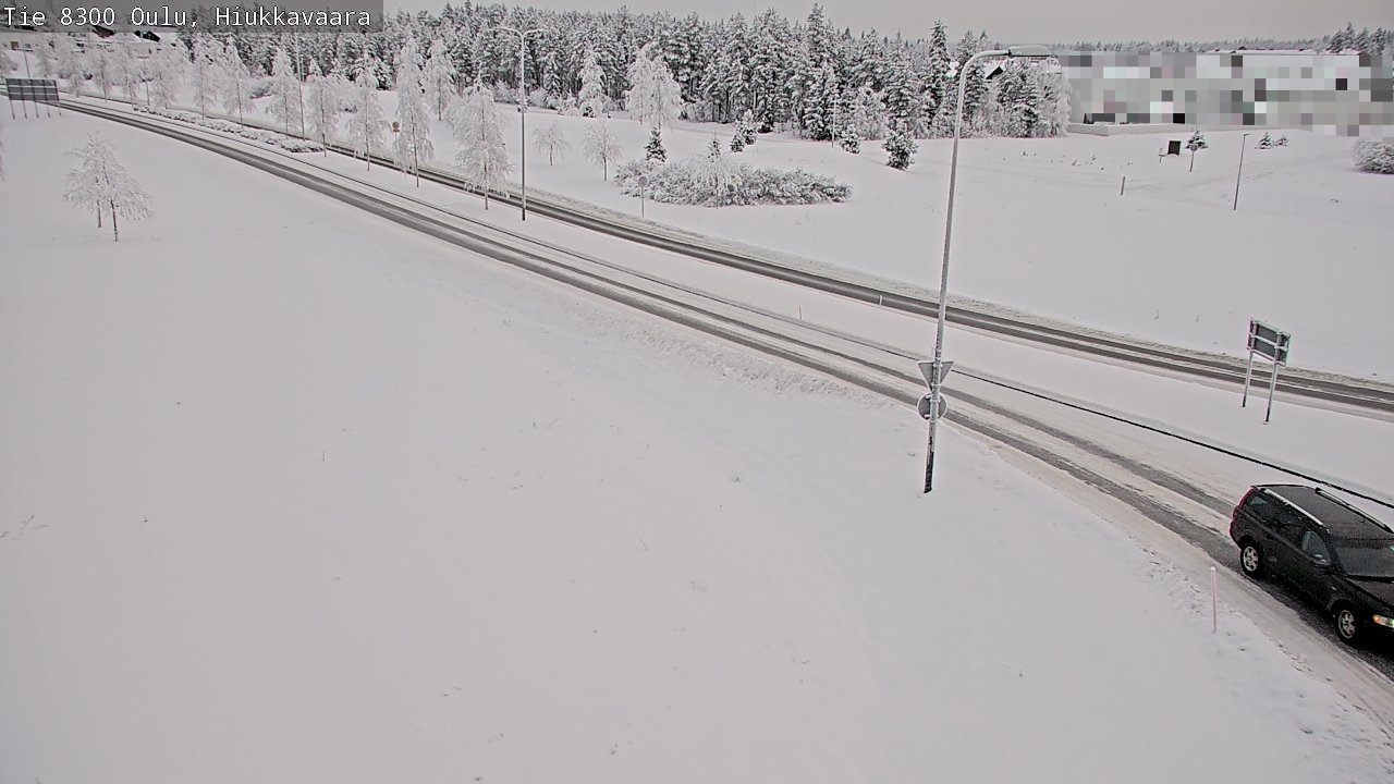 Kelikamerat Kuva tie 8300 Oulu Hiukkavaara, Oulu, Pohjois-Pohjanmaa
