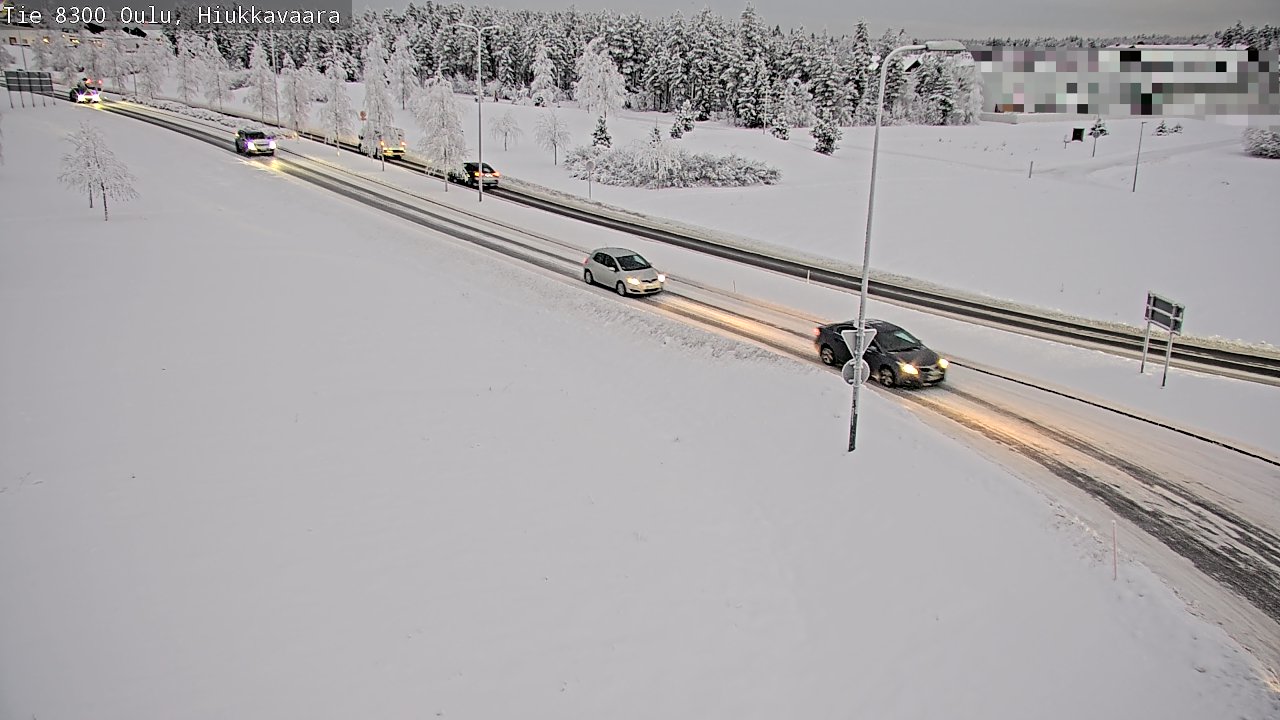 Kelikamerat Kuva tie 8300 Oulu Hiukkavaara, Oulu, Pohjois-Pohjanmaa