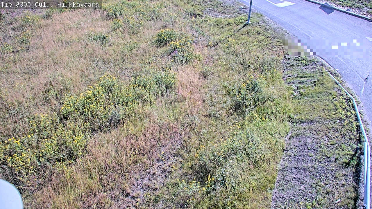 Weather Camera Image road 8300 Oulu Hiukkavaara, Oulu, Pohjois-Pohjanmaa