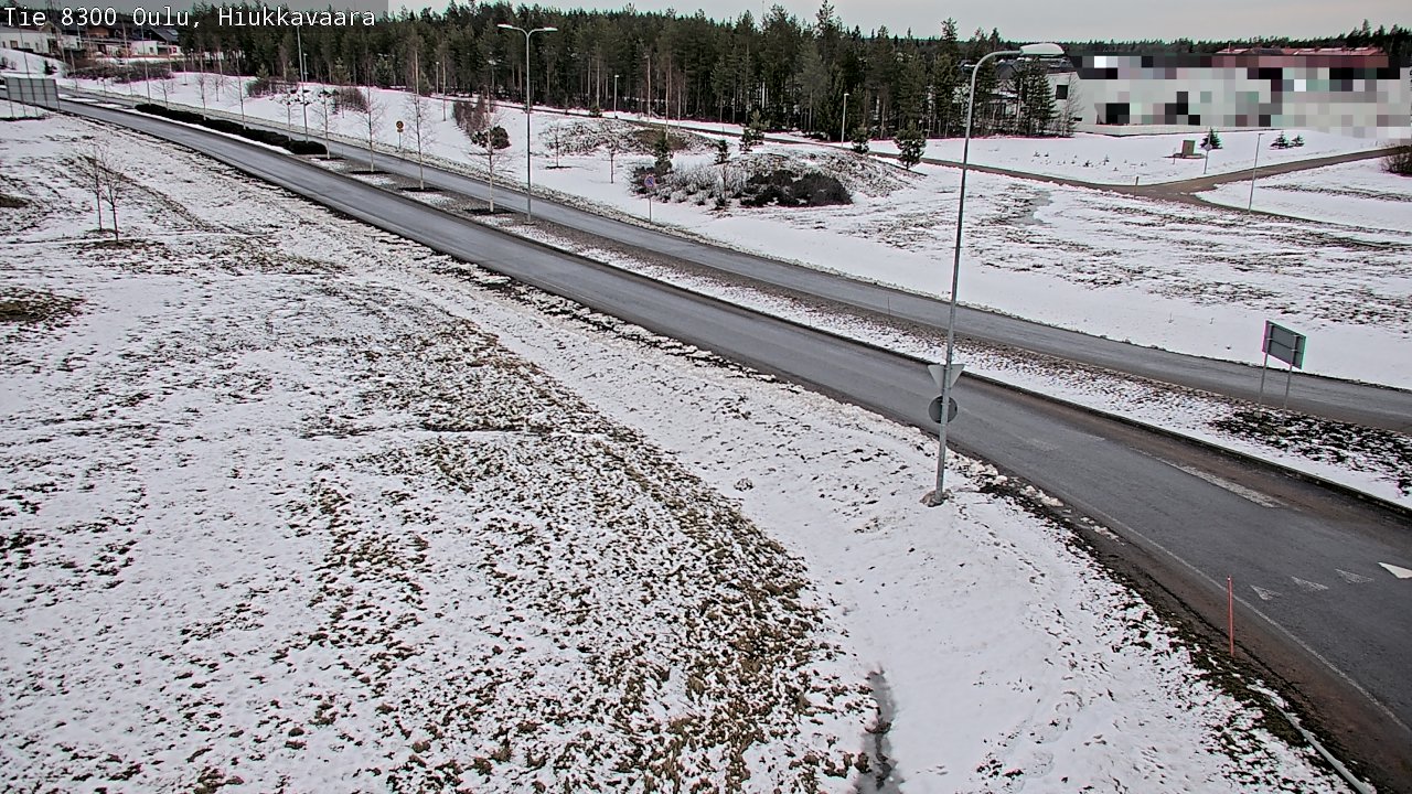 Kelikamerat Kuva tie 8300 Oulu Hiukkavaara, Oulu, Pohjois-Pohjanmaa