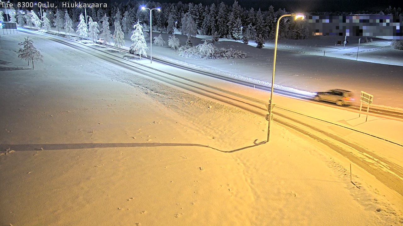 Kelikamerat Kuva tie 8300 Oulu Hiukkavaara, Oulu, Pohjois-Pohjanmaa