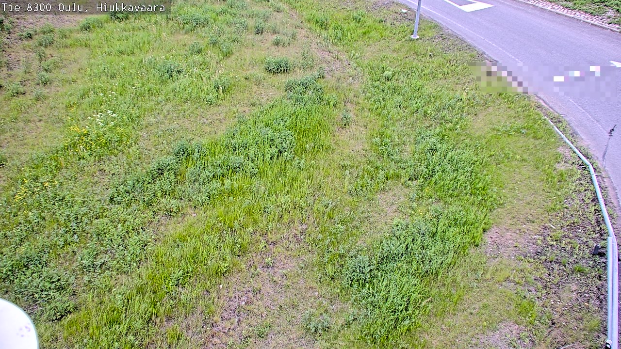 Weather Camera Image road 8300 Oulu Hiukkavaara, Oulu, Pohjois-Pohjanmaa