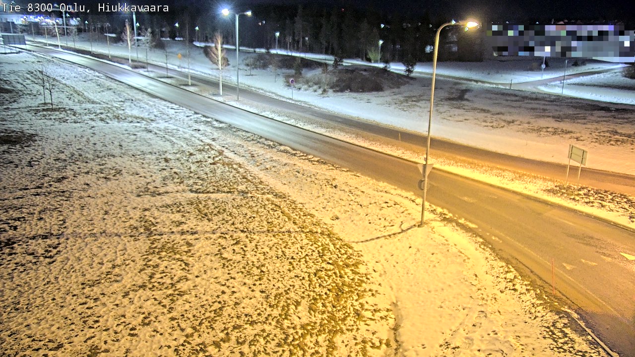 Kelikamerat Kuva tie 8300 Oulu Hiukkavaara, Oulu, Pohjois-Pohjanmaa