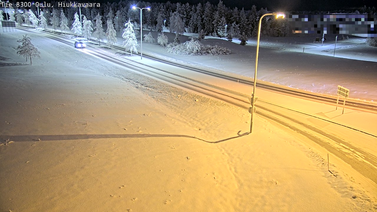 Kelikamerat Kuva tie 8300 Oulu Hiukkavaara, Oulu, Pohjois-Pohjanmaa
