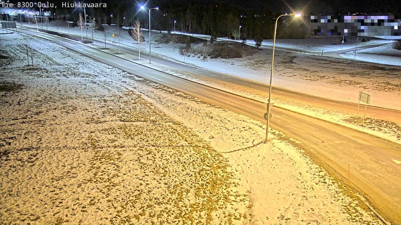 Kelikamerat Kuva tie 8300 Oulu Hiukkavaara, Oulu, Pohjois-Pohjanmaa