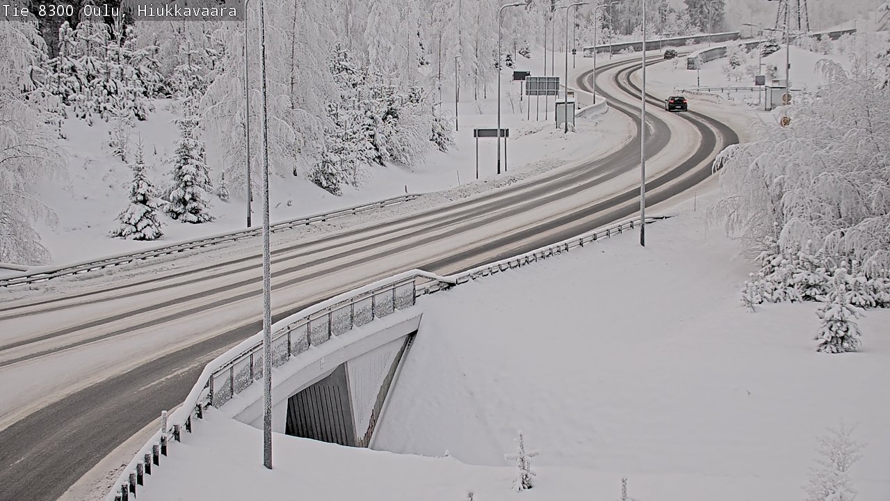Kelikamerat Kuva tie 8300 Oulu Hiukkavaara, Oulu, Pohjois-Pohjanmaa