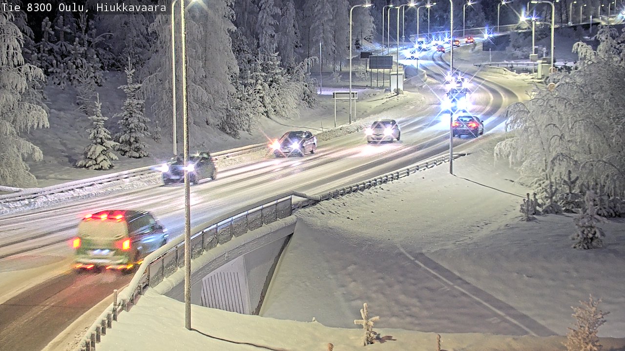 Kelikamerat Kuva tie 8300 Oulu Hiukkavaara, Oulu, Pohjois-Pohjanmaa