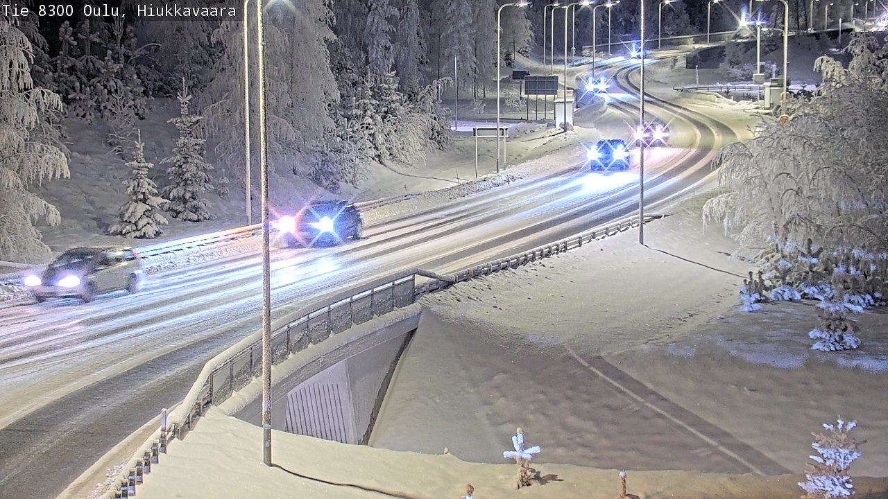 Kelikamerat Kuva tie 8300 Oulu Hiukkavaara, Oulu, Pohjois-Pohjanmaa