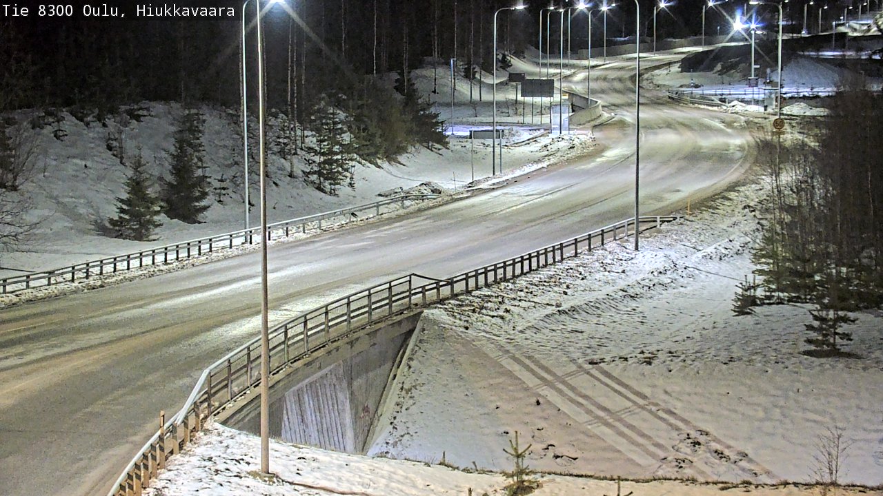 Kelikamerat Kuva tie 8300 Oulu Hiukkavaara, Oulu, Pohjois-Pohjanmaa