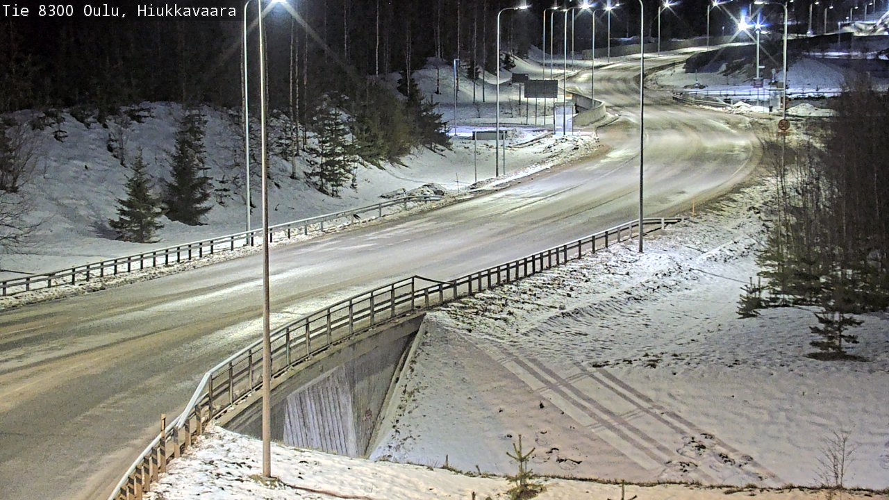 Kelikamerat Kuva tie 8300 Oulu Hiukkavaara, Oulu, Pohjois-Pohjanmaa