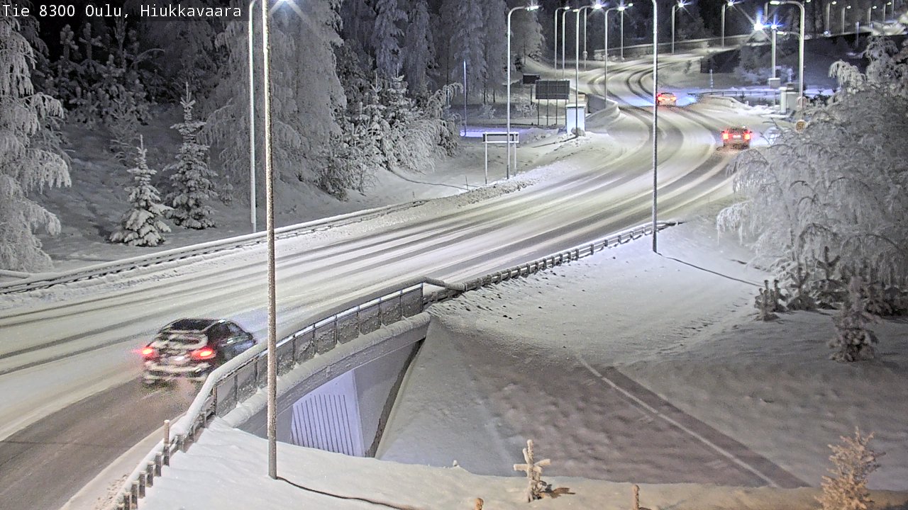 Kelikamerat Kuva tie 8300 Oulu Hiukkavaara, Oulu, Pohjois-Pohjanmaa