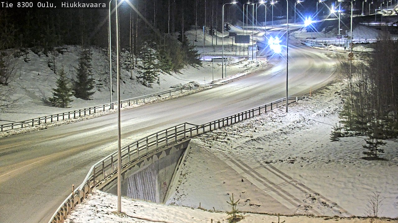 Kelikamerat Kuva tie 8300 Oulu Hiukkavaara, Oulu, Pohjois-Pohjanmaa