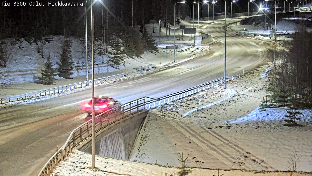 Kelikamerat Kuva tie 8300 Oulu Hiukkavaara, Oulu, Pohjois-Pohjanmaa