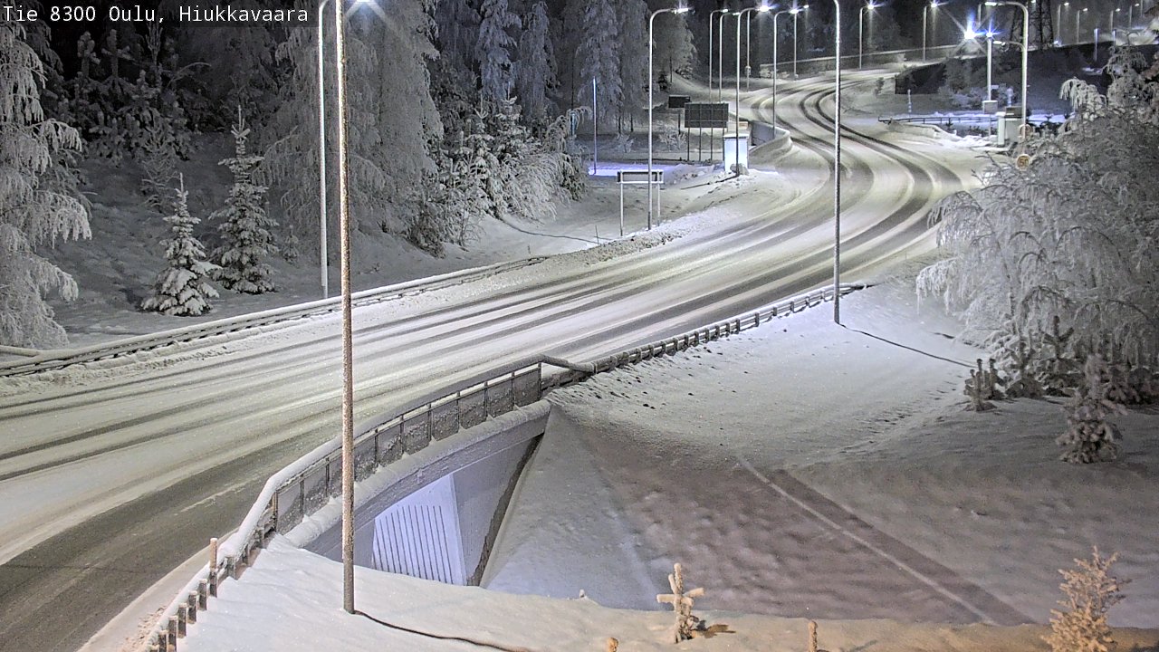 Kelikamerat Kuva tie 8300 Oulu Hiukkavaara, Oulu, Pohjois-Pohjanmaa